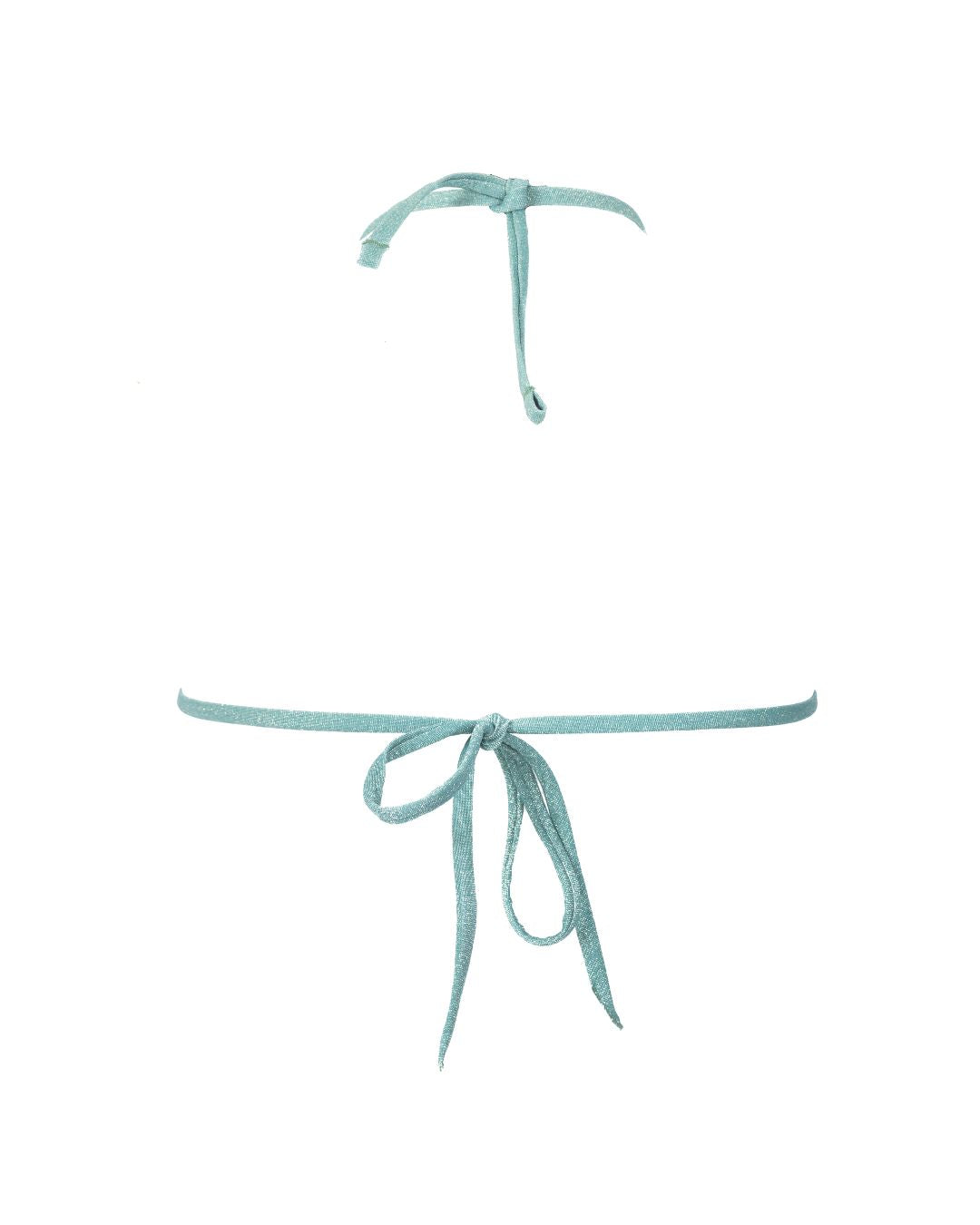 Haut de maillot de bain Triangle Coulissant N°2 PALM GREEN