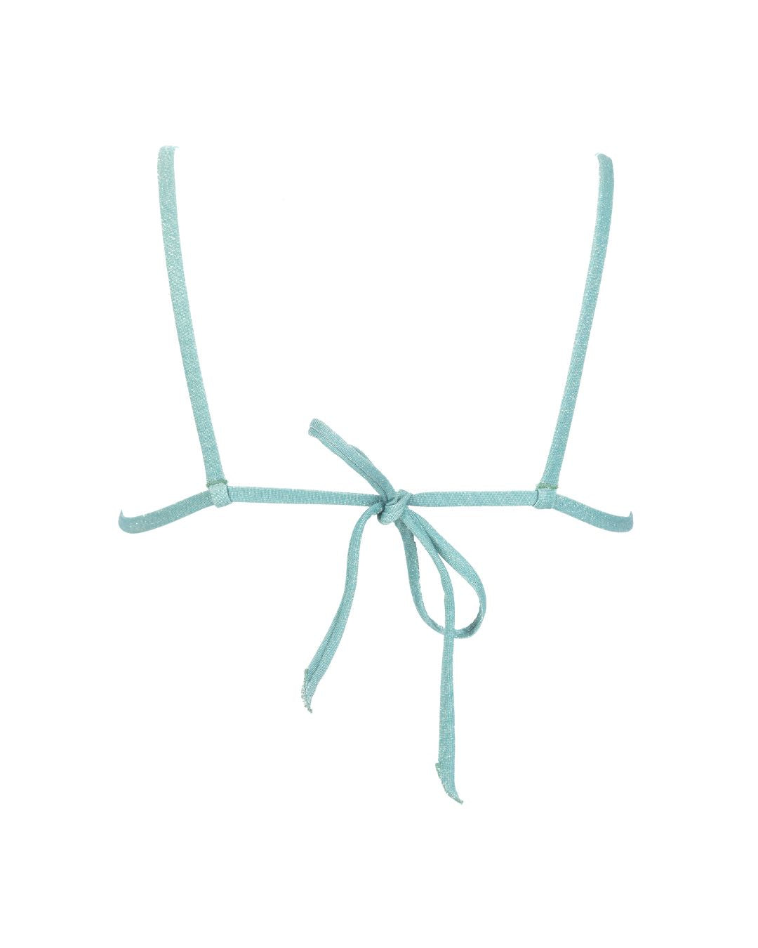 Haut de maillot de bain Triangle Coulissant N°2 PALM GREEN