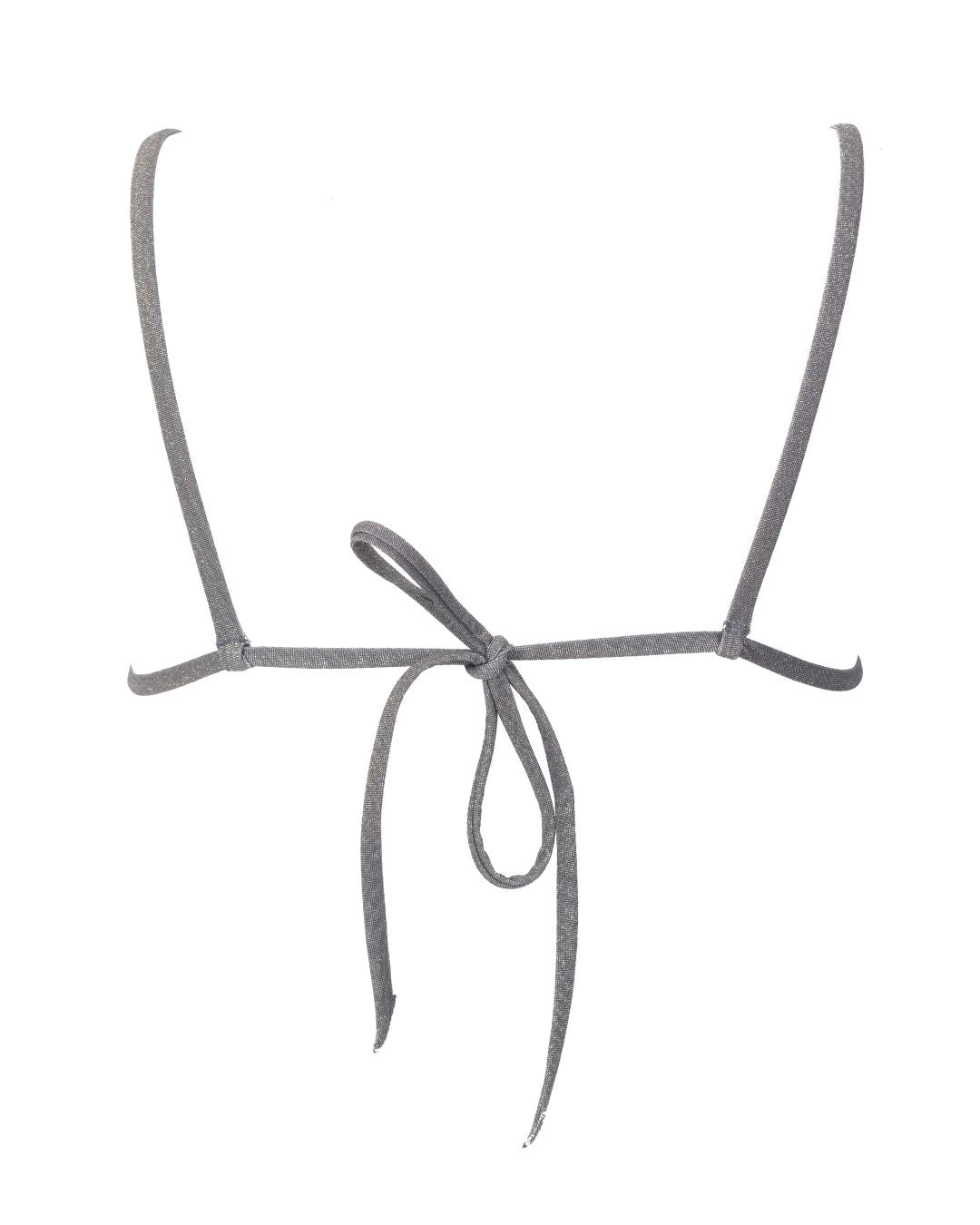 Haut de maillot de bain Triangle Coulissant N°2 BLACK SAND