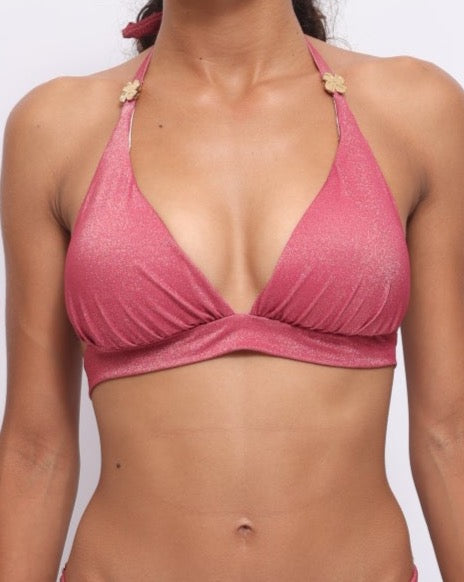 Haut de maillot de bain triangle Push up SPICY RASPBERRY
