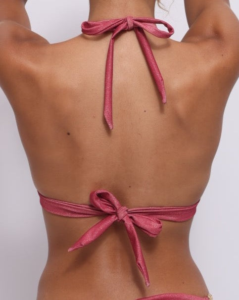 Haut de maillot de bain triangle Push up SPICY RASPBERRY