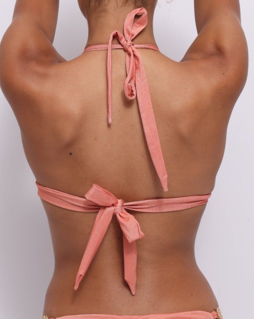 Haut de maillot de bain triangle Push up PINK POMELO