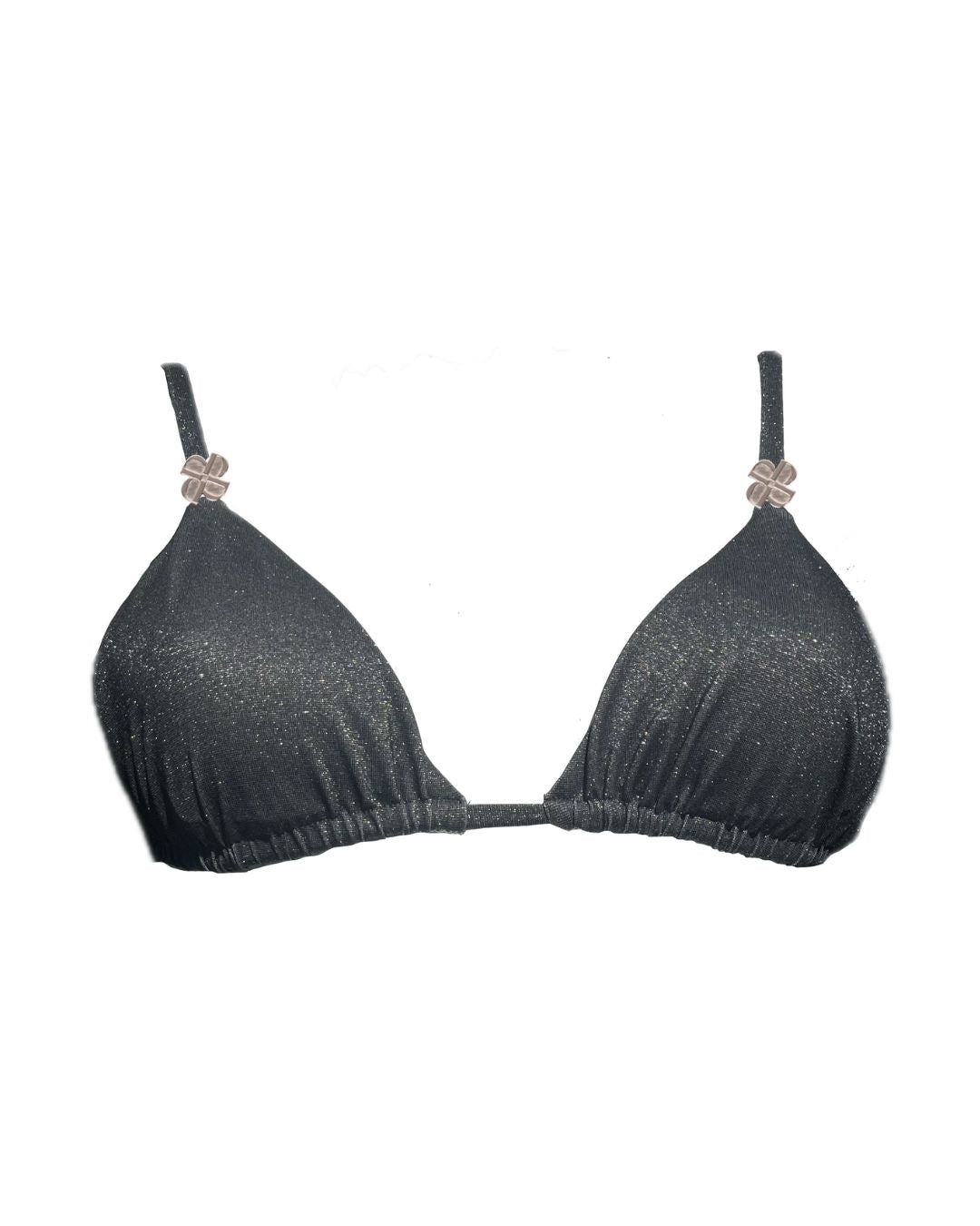 Haut de maillot de bain Triangle Coulissant N°2 BLACK SAND