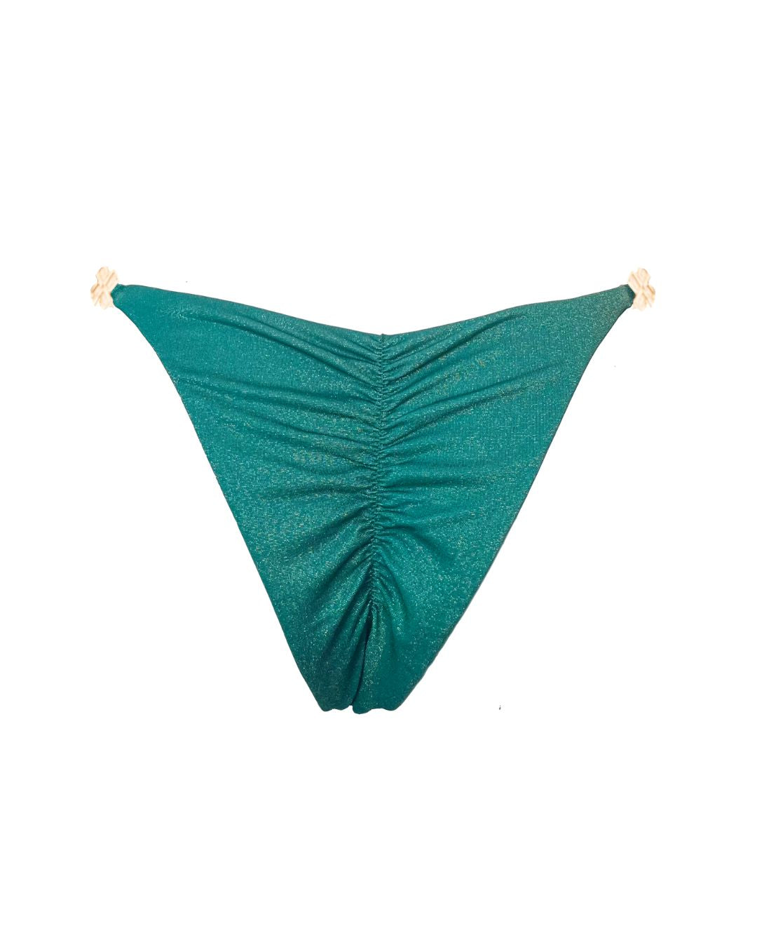High-cut Brazilian brief PALM GREEN
