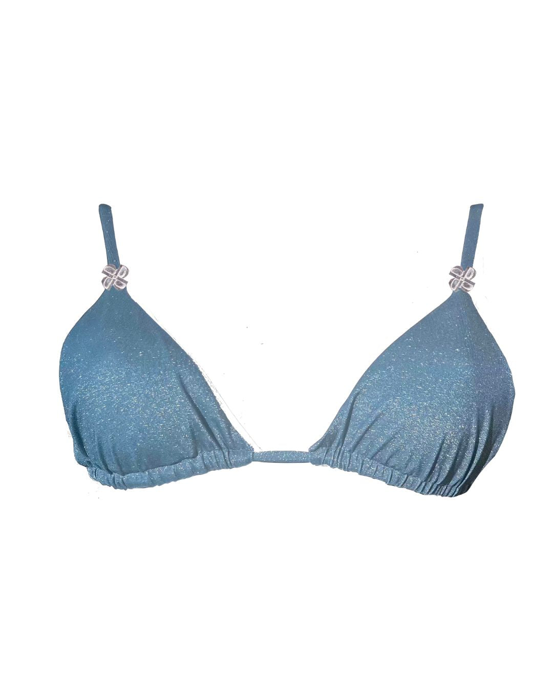 Haut de maillot de bain Triangle Coulissant N°2 BLUE BABY