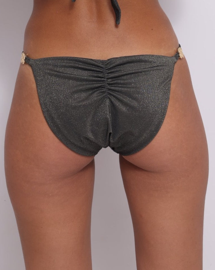 High-cut Brazilian panties BLACK SAND